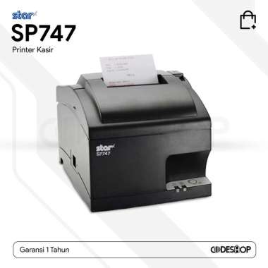 Star SP747 Printer Dot Matrix Cetak Kertas Kasir Auto Cutter USB