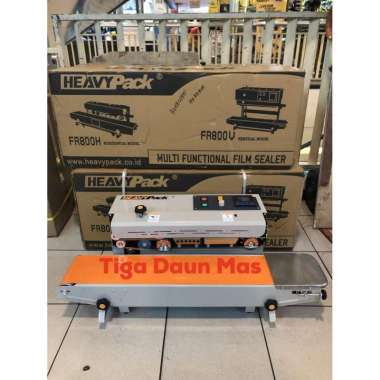 Continous band sealer mesin segel plastik FR-800P (Paint) Heavypack