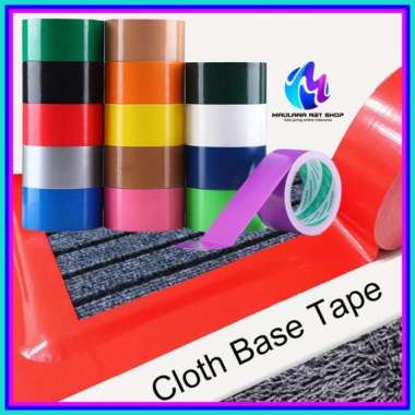 lakban garis lantai lapangan interlock vinyl /floor marking tape Putih