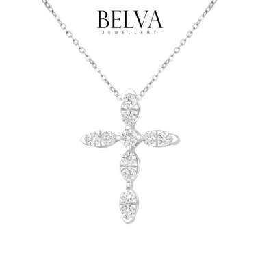 Liontin Berlian Salib - Belva Jewellery - BAPDBB01794 Liontin