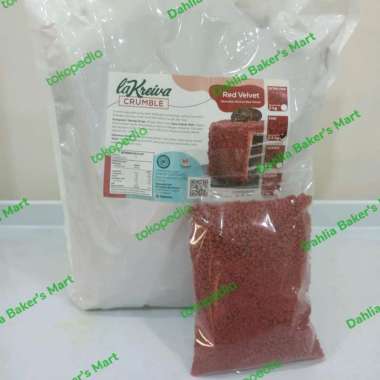 La Kreiva Crumble Fine Red Velvet Repack 250 Gram