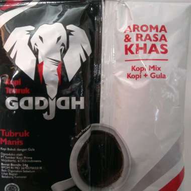 kopi tubruk gajah per renceng isi 10 sachet
