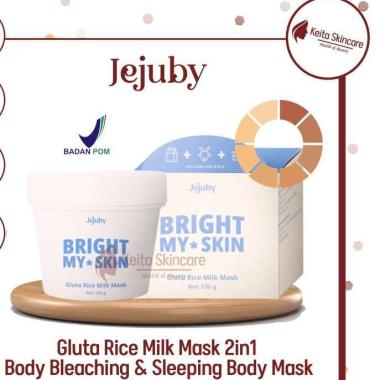 JEJUBY Gluta Rice Milk Mask 2in1 Body Bleaching & Sleeping Body Mask