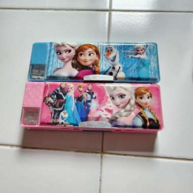 Kotak Pensil/ Tempat Pensil/ Pencil Case Magnet KM Frozen