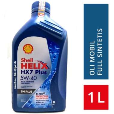 OLI SHELL HELIX HX7 PLUS 5W40 1L | OLI MESIN BENSIN/DIESEL MOBIL/MOTOR