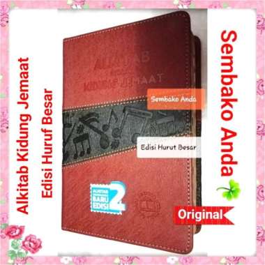 Alkitab Kristen Dengan Kidung Jemaat Edisi Huruf Besar. Manula Lansia.