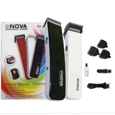 Alat Cukur Jenggot - Alat Cukur Kumis - Alat Cukur Rambut Nova HITAM Alat Cukur NOVA