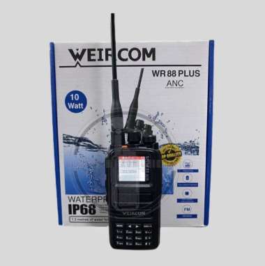 HT Weircom WR88 Plus Dualband 10Watt IP68 Waterproof Tahan Air 10W