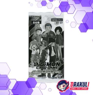 Digimon Card Game New Adventure BT-07 / BT07 Promo Pack Box Topper