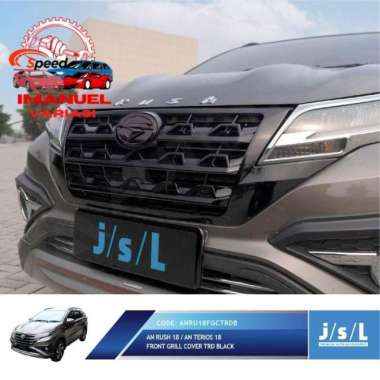 new!! Grill TRD All New Rush Black Glossy Front Grille Cover TRD