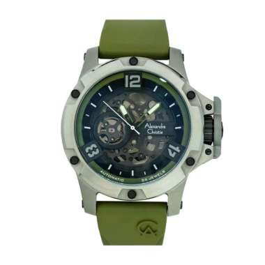 ALEXANDRE CHRISTIE AC 6295 LIMITED EDITION TITANIUM AUTOMATIC ORIGINAL GREEN ARMY NEW