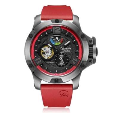 ALEXANDRE CHRISTIE AC 6295 LIMITED EDITION TITANIUM AUTOMATIC ORIGINAL RED