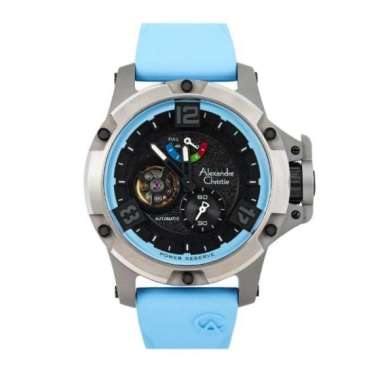 ALEXANDRE CHRISTIE AC 6295 LIMITED EDITION TITANIUM AUTOMATIC ORIGINAL SOFT BLUE