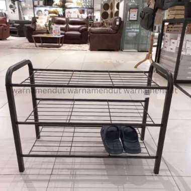 INFORMA Rak Sepatu Besi 3 Tingkat Shoe Rack 69.5x30.5cm WMO IF1016 3 tingkat