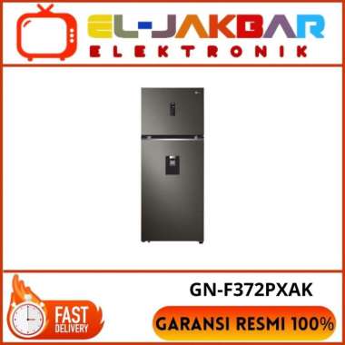 Lg gn-f372pxak kulkas 2 pintu 410l smart inverter dispenser Thinq