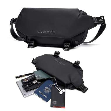 Arctic Hunter YB00047 Tas Selempang Pria Waist Bag Pria Sling Bag Pria