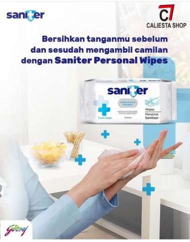 Tissue Basah Antiseptic Saniter Personal Wipes 50 Sheet