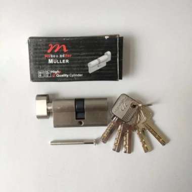 Double Cylinder Silinder Anak Kunci Knob Pintu Besar Muller