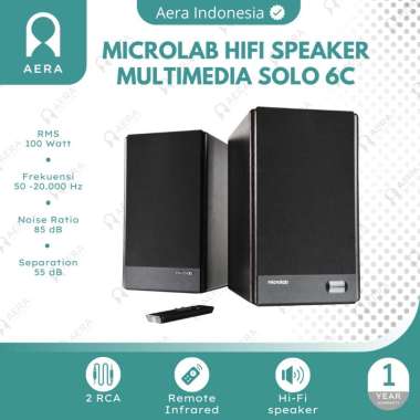 Microlab Solo 6C | Speaker Stereo Wood Color | Speaker