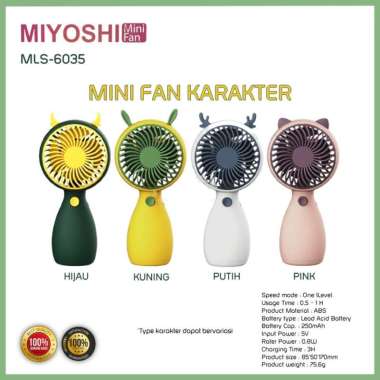 KIPAS TANGAN MINI MIYOSHI S6035/ KIPAS KENCANG