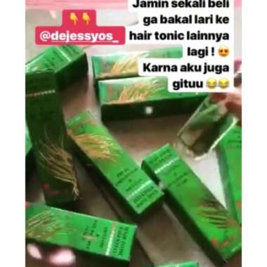 Hair tonic essential Hair tonic hijau