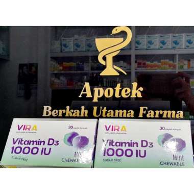 Vira Vit D3 1000 IU Box 30 Kapsul
