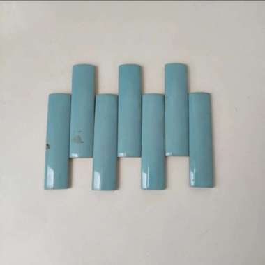 Bon Bon Kuku Macan List Lis Keramik Kramik Granit 10 cm Premium - Maroon Ulir Biru