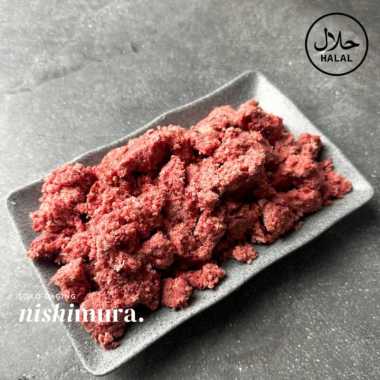 Serbuk Daging Sapi Sisa Potong Iga - Lebih Halus dari Daging Giling - Bisa Untuk Umpan Mancing / Mak