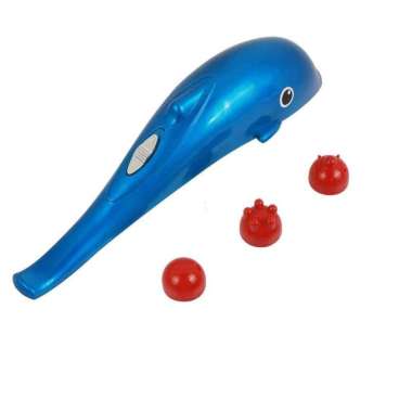 Qingfeng Alat Pijat Elektrik Dolphin Massager Shoulder Vibration USB HK668 Alat Olahraga Pengecil Pe