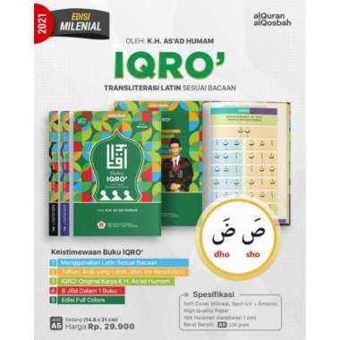 Buku IQRO Edisi Milenial (Full Warna)