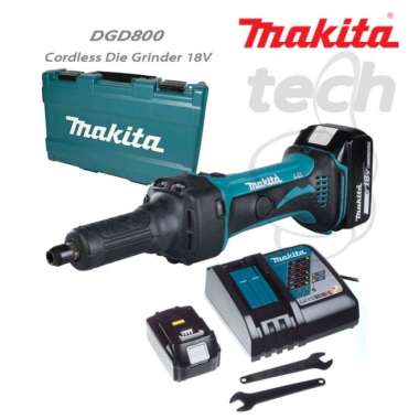 Mesin Gerinda Botol Baterai Cordless Die Grinder 18V Makita DGD800