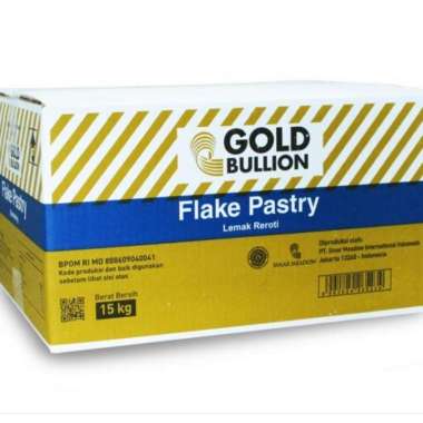 GOLD BOLLION FLAKE PASTRY 15KG DALAM DUS,MENTEGA PASTRY