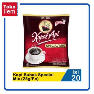 Promo Harga Kapal Api Kopi Bubuk Special Mix per 20 sachet 24 gr - Blibli