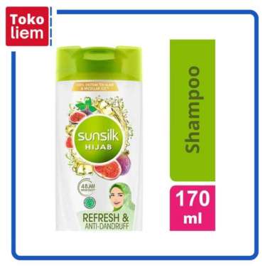 Promo Harga Sunsilk Hijab Shampoo Refresh & Anti Dandruff 170 ml - Blibli