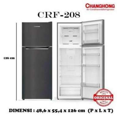CHANGHONG CRF-208 CRF 208 Kulkas 2 Pintu Multivariasi Multicolor