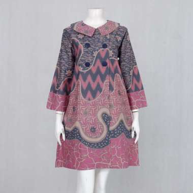 TUNIK ABSTRAK 04 JUMBO LD 120 LD 125 LD 130 LD 135 LD 140 | BAJU KERJA WANITA BUSUI FRIENDLY XXL (ld