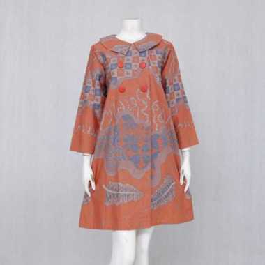 TUNIK ABSTRAK 05 | BAJU KERJA KONDANGAN BATIK MODERN BUSUI FRIENDLY - LANGITJUA BATIK SOLO ld 125 Ba