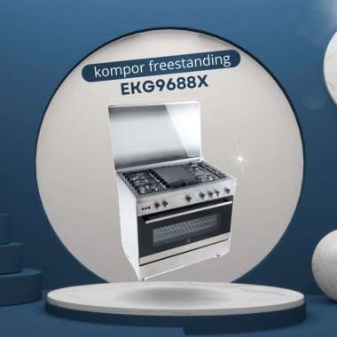 Electrolux Free Standing Ekg9688X Full Oven Diskon