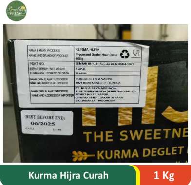 Kurma Tunisia Hijra Curah Per Kilo