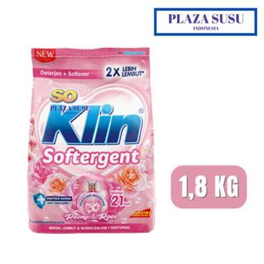 Promo Harga So Klin Softergent Rossy Pink 1800 gr - Blibli