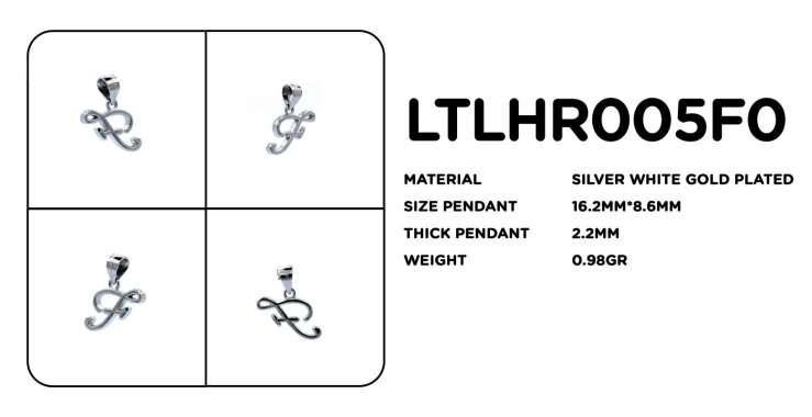 Dparis Liontin Model Huruf LTLHR005 Huruf S