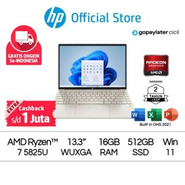 HP PAVILION 13 AERO RYZEN 7 7730U 16GB 1TB SSD 13.3 FHD W11 OHS