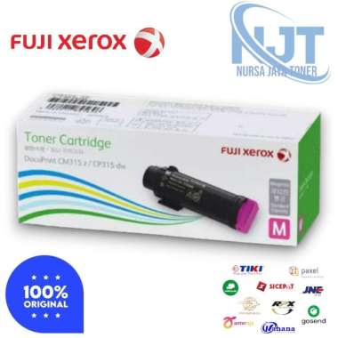 Toner Fuji XEROX CM315 z / CP315 dw Black-cyan-Magenta-Yellow ORIGINAL Merah