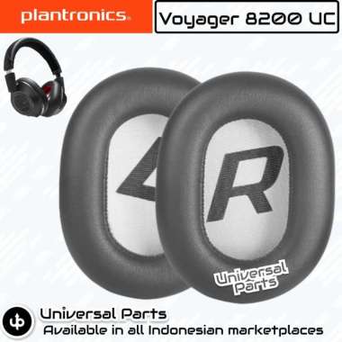 Bantalan Busa Plantronics Voyager 8200 UC Ear Pad Cup Foam Spons Dark Grey