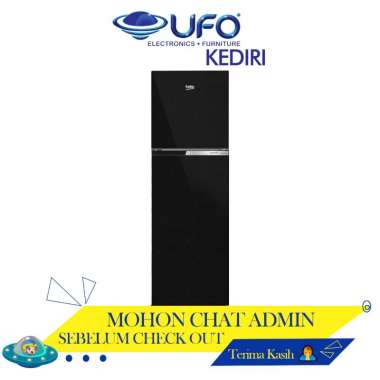 Kulkas Beko RDNT231I30VHFU Lemari Es 2 Pintu Kapasitas 230 liter Harvest Fresh Smart Inverter