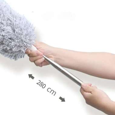 Kemoceng Microfiber Tarik Tekuk Panjang Alat Pembersih Langit-Langit