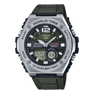 CASIO ORIGINAL - CASIO MWQ-100-3AVDF - JAM TANGAN PRIA JAM PRIA NG - Resin CASIO MWQ-100-3A MWQ 100 