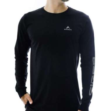 EIGER KAOS PANJANG PRIA INFLUENTIAL T-SHIRT - BLACK XL