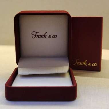Box Frank n Co untuk Cincin - Kalung / Original Kotak Frank n Co 100% Bx Kalung Besar Multicolor