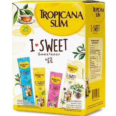Promo Harga Tropicana Slim Sweetener I♥sweet 25 pcs - Blibli